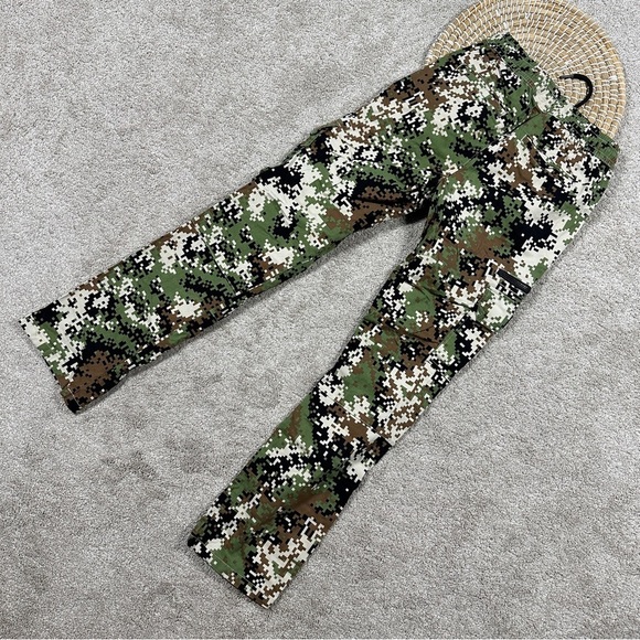 Dogg Supply by Snoop Dogg Men’s Pull On Elastic Waist Cargo Pants Army Camo XS - Picture 6 of 15